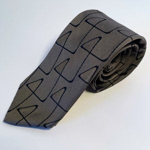 Vintage Givenchy Monsieur Silk Tie Triangle Print Designed for the Ritz-Carlton
